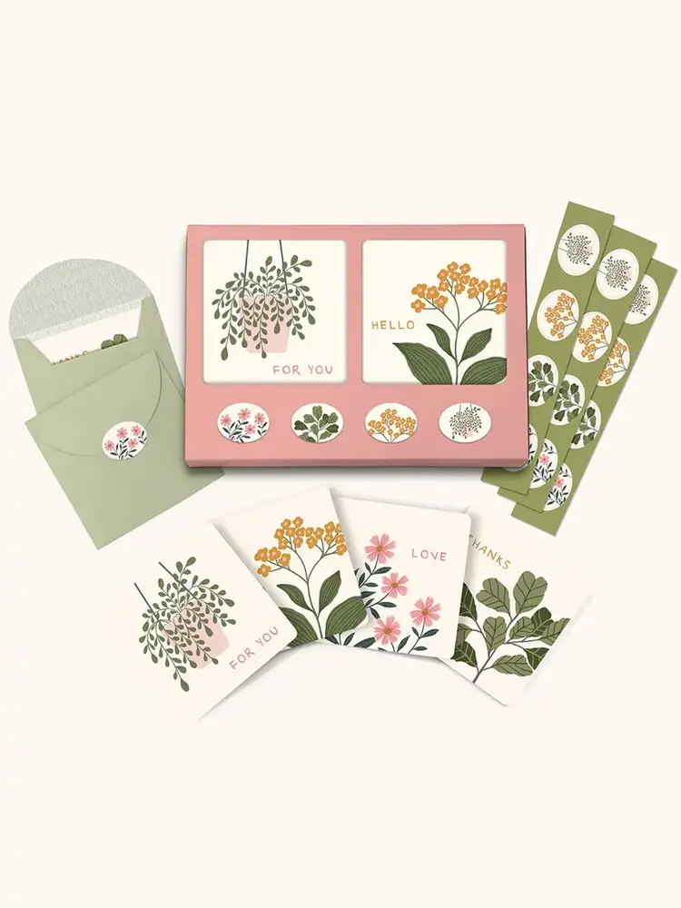 Studio Oh! Ensemble de minis cartes florales
