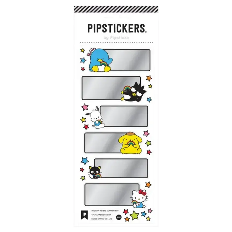 Pipsticks Autocollants à gratter - Hello Kitty et ses amis