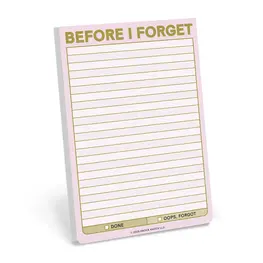 Knock Knock Bloc-notes - Before I forget