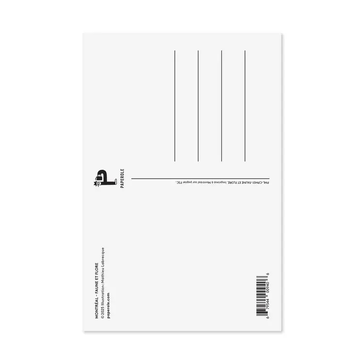 Paperole Carte postale - Faune et Flore