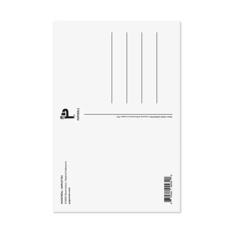 Paperole Carte postale - Emplettes