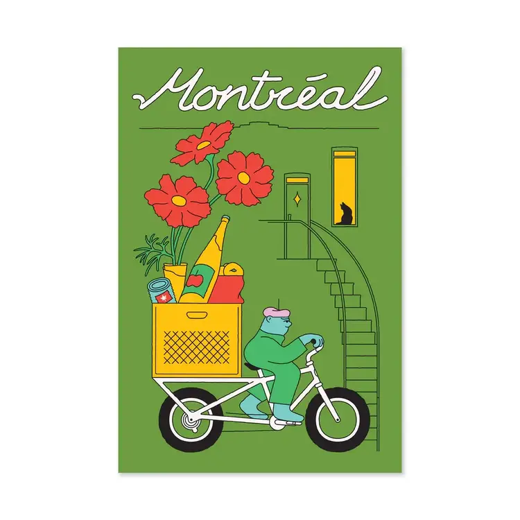 Paperole Carte postale - Emplettes