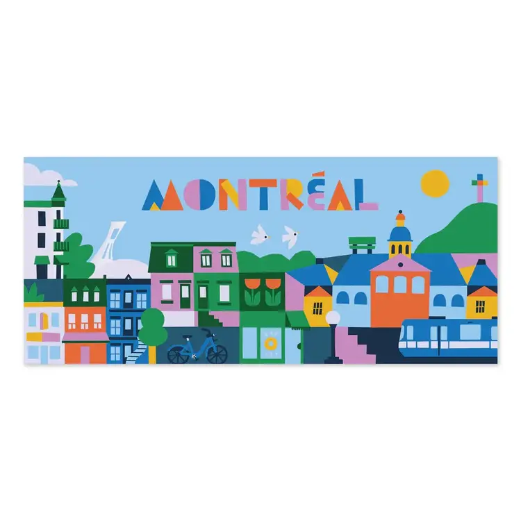 Paperole Carte postale - Panorama - Montréal