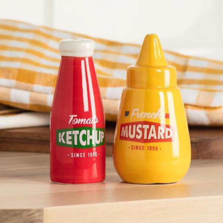 Abbott Salière et poivrière - Ketchup & Moutarde