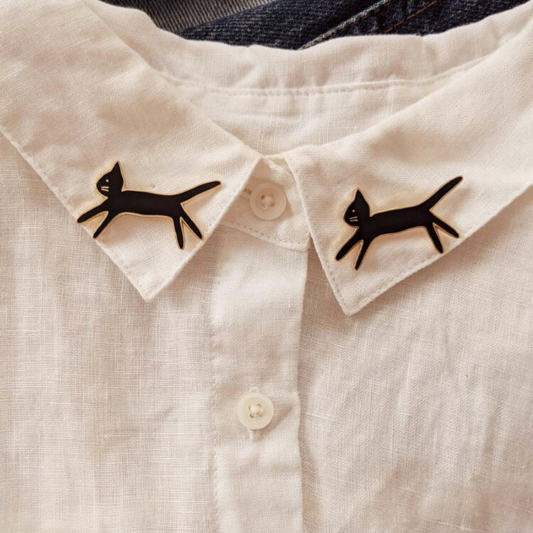 Mimi & August Épinglette - Chat Noir