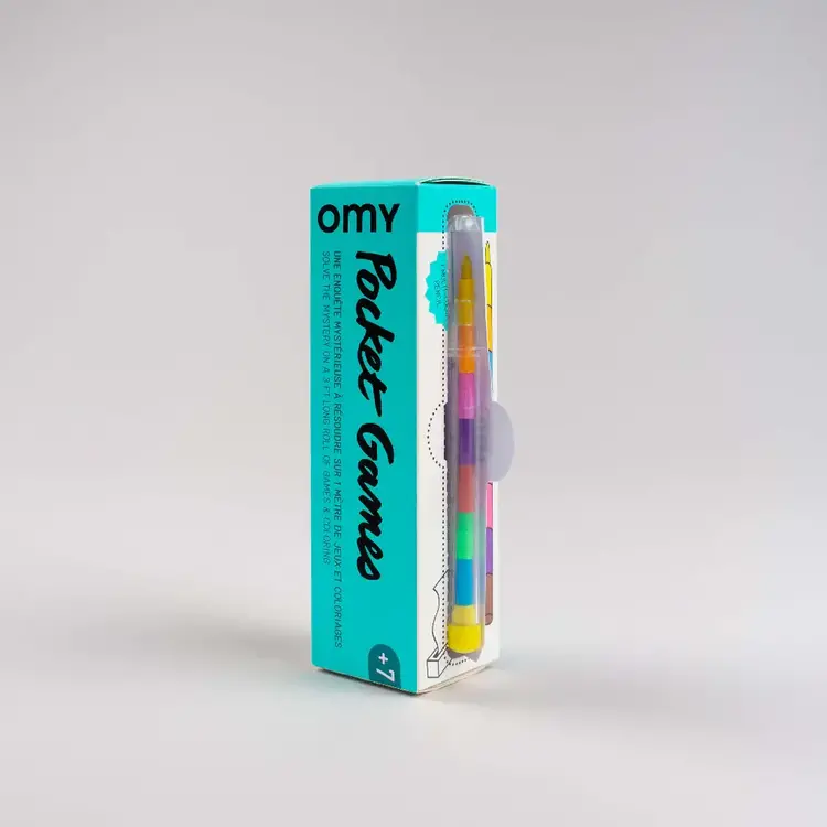 OMY Mini rouleau de jeux et coloriage - Dinos