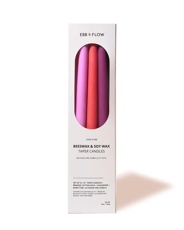 Ebb & Flow Coffret de bougies en cire d'abeille et soja - Warm