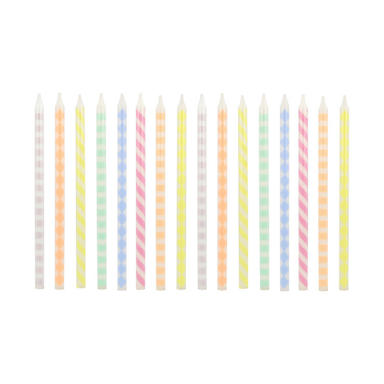 Meri Meri Chandelles - Motifs pastel