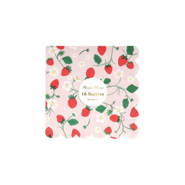 Meri Meri Serviettes de table - Fraises