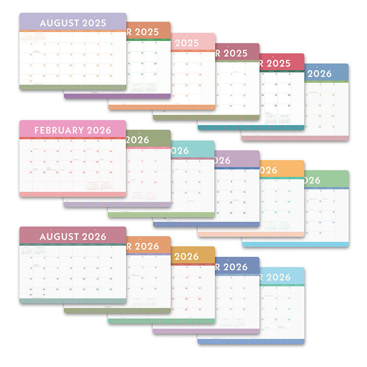 Studio Oh! Calendrier 2026 - Color Block