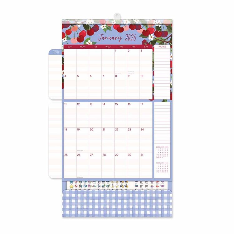 Studio Oh! Calendrier mural 2026 - Fruit et flore