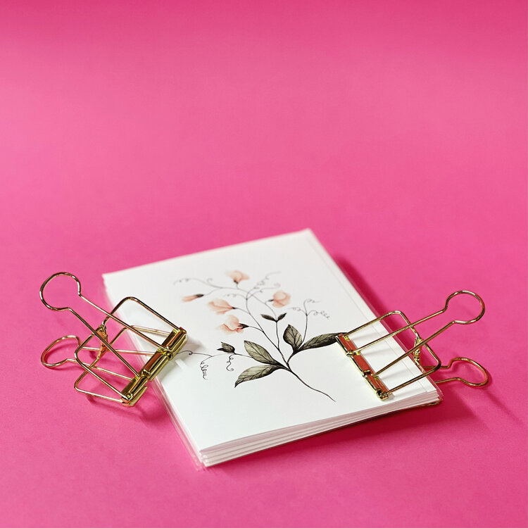 Paper E Clips Collection Grande pince doré