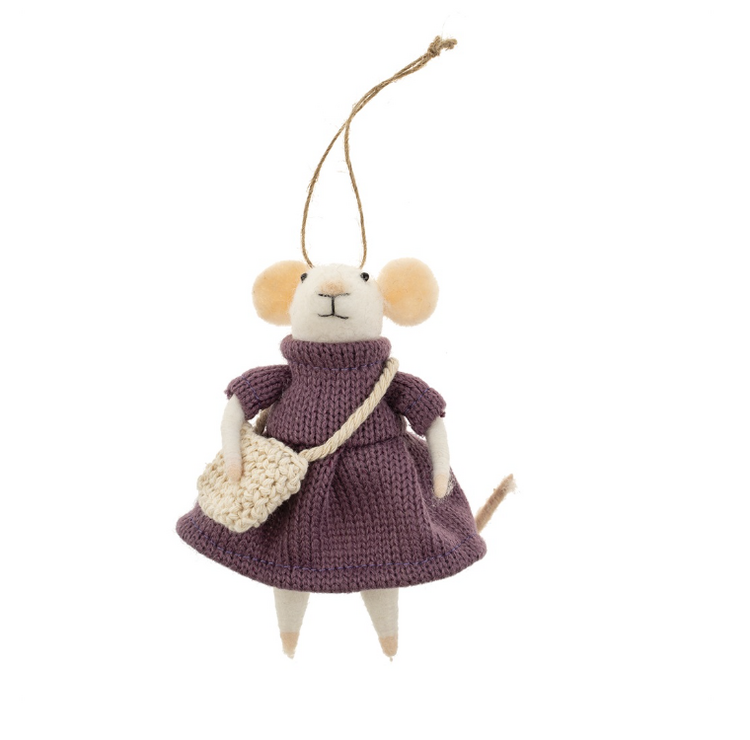 Indaba Ornement - Souris - Crafty Carla