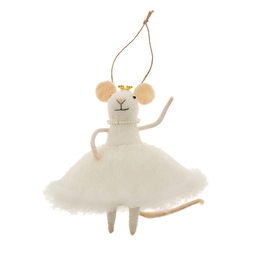 Indaba Ornement - Souris - Princesse hivernale