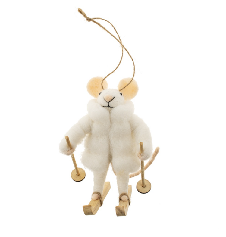 Indaba Ornement - Souris - Slalom