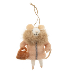 Indaba Ornement - Souris - Wintry Wendy