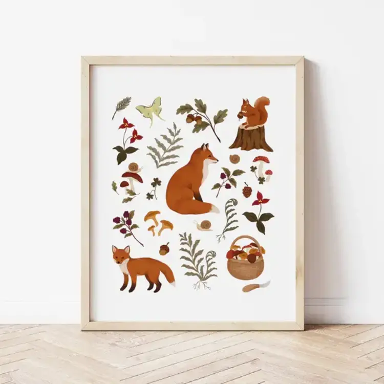 Marie-Lise Affiche 8 x 10 - Trésors de la forêt