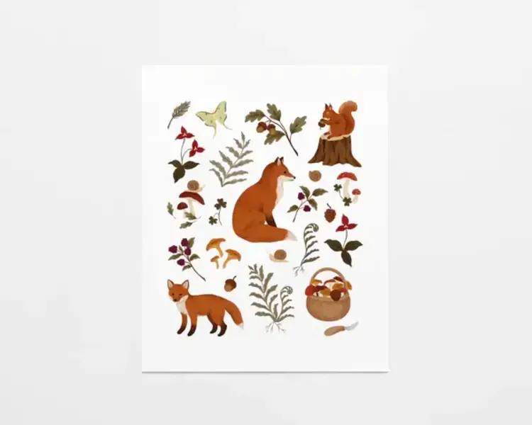 Marie-Lise Affiche 8 x 10 - Trésors de la forêt