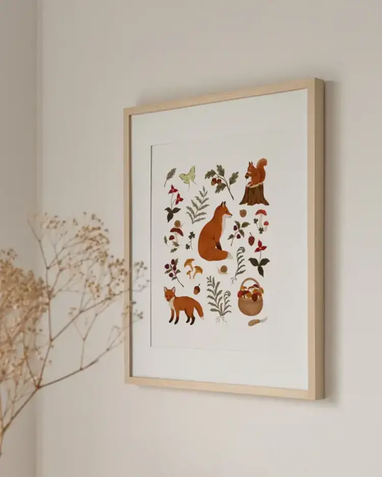 Marie-Lise Affiche 8 x 10 - Trésors de la forêt