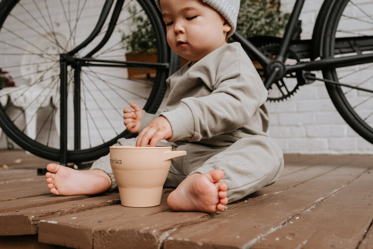 Minika Bol à collation avec couvercle - Lavande