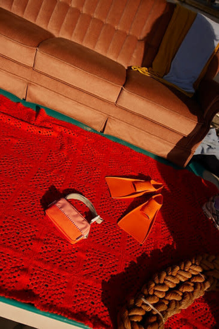 Sticky lemon Sac banane - Color block - Orange bouée de sauvetage + Rose corail