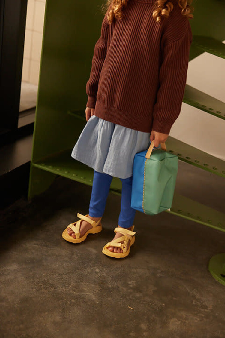 Sticky lemon Trousse de toilette - Color block - Bleu radar + Vert aquatique