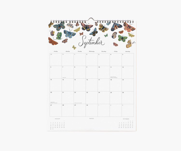 Rifle & co Calendrier mural - Dahlia