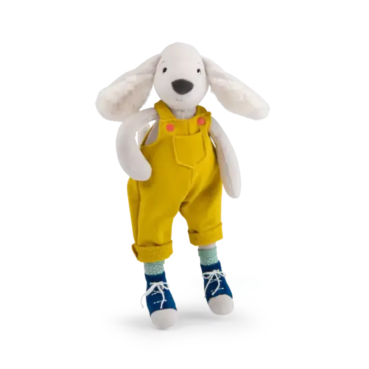 Moulin Roty Peluche - Puce & Pilou - Pilou en jaune