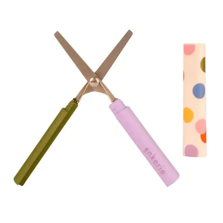 Kikkerland Ciseaux de poche - Pois