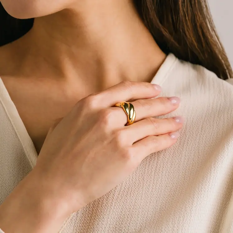 Lover's tempo Bague Paris - Or - Taille 7