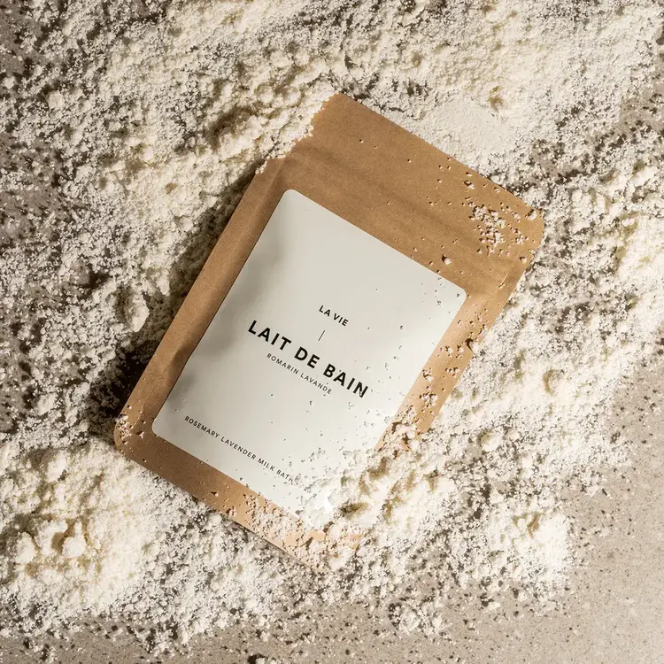La Vie Apothicaire Lait de bain - Romarin Lavande - 50g