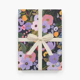 Rifle & co Papier d'emballage - Rouleaux de 3 feuilles - Jardin violet