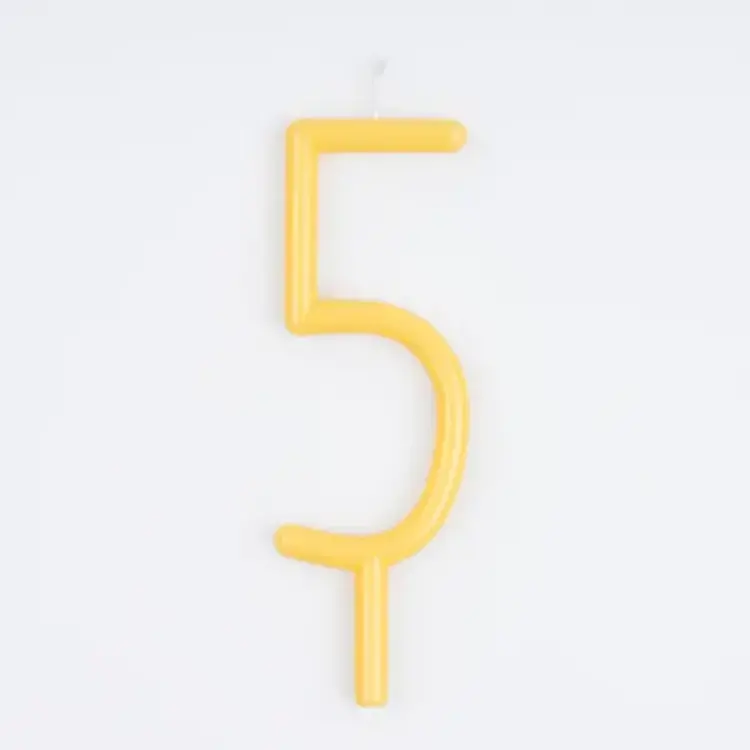 Meri Meri Bougie d'anniversaire mince - 5