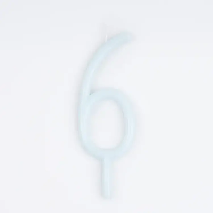 Meri Meri Bougie d'anniversaire mince - 6