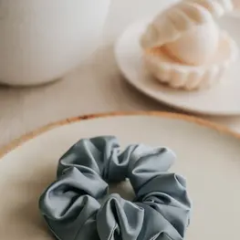 Soha & Co. Chouchou - Satin - Turquoise