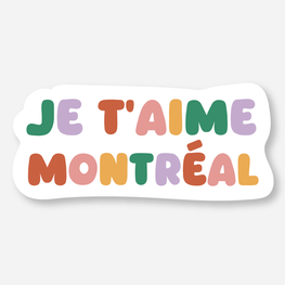 Boucle et Papier Aimant - Je t'aime Montréal