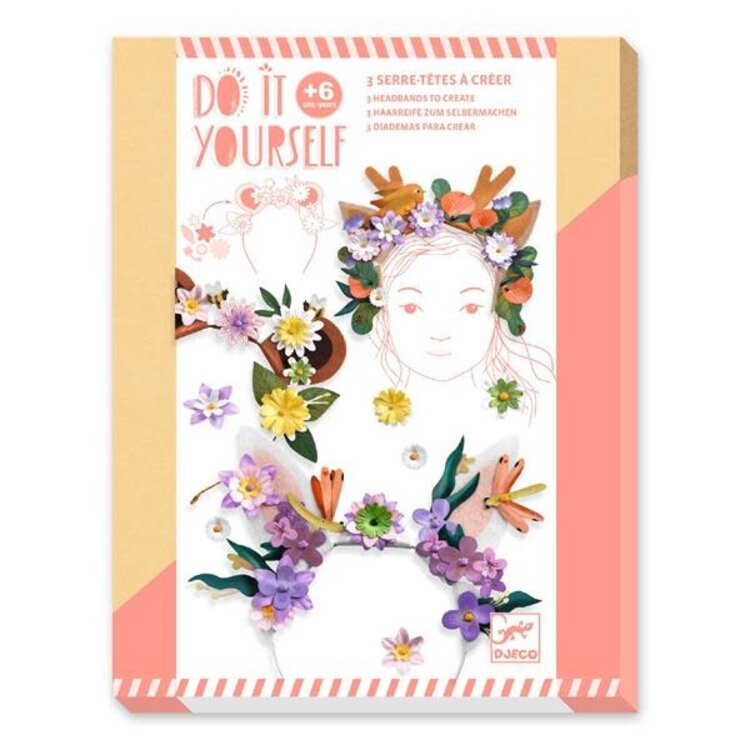 Djeco DIY - Serre-têtes - Flower friends