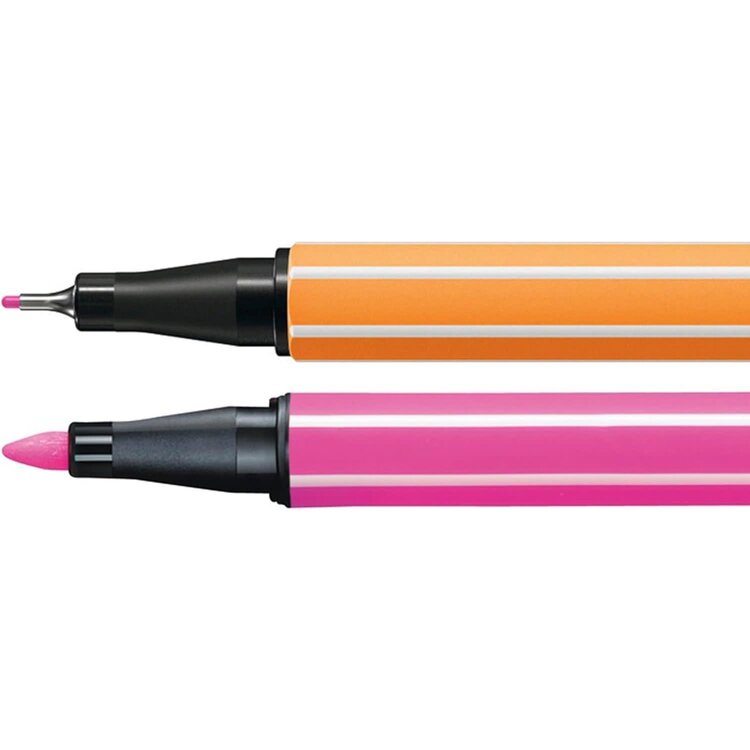 Stabilo Stylo feutre - Pointe fine - 8 pcs - Roses