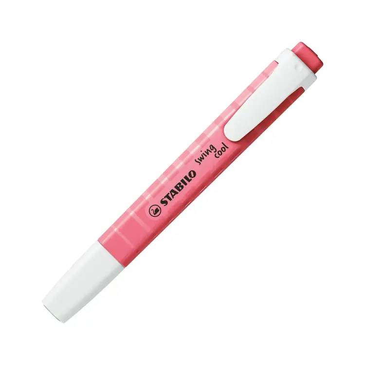 Stabilo Surligneur pastel - Swing cool - Rouge cerise