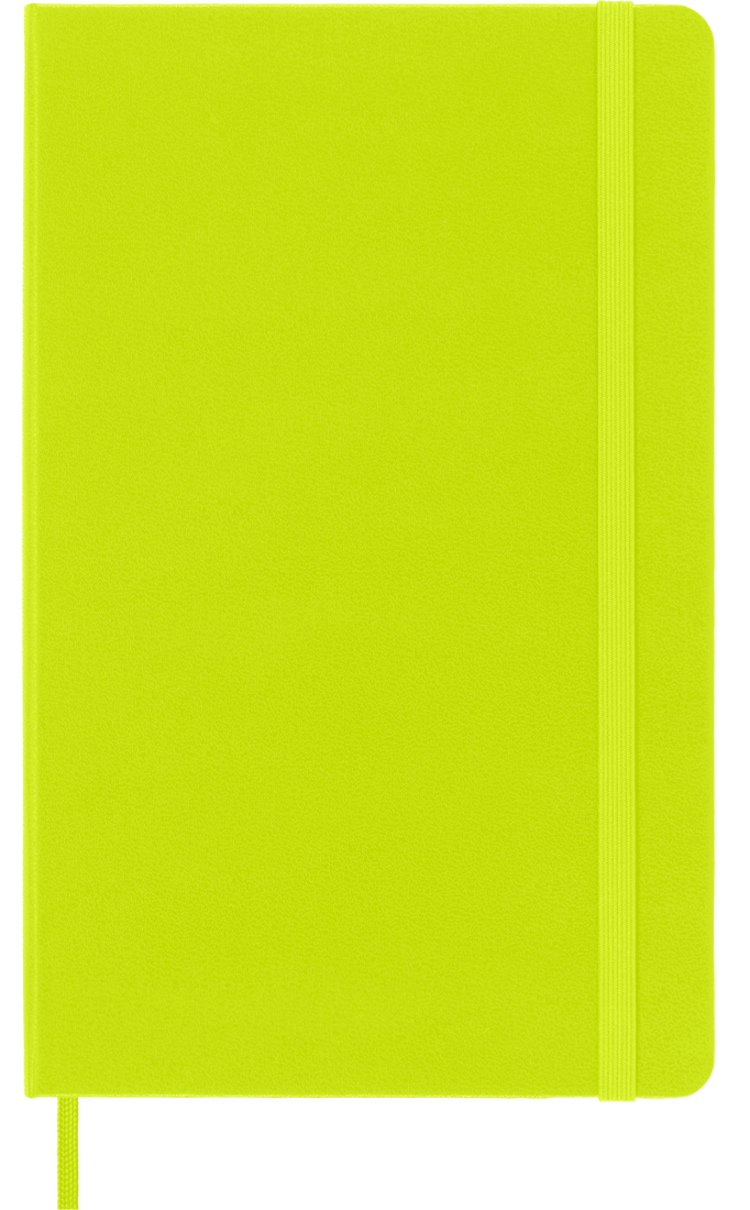 Moleskine Cahier classique souple - Citron - Page blanche - Large