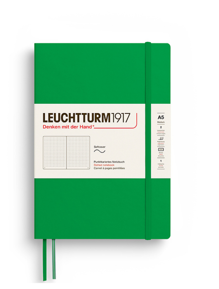 Leuchtturm Carnet Medium (A5) - Vert printemps - Pointillé