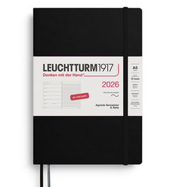Leuchtturm Planificateur quotidien 2026 (A5) - Noir