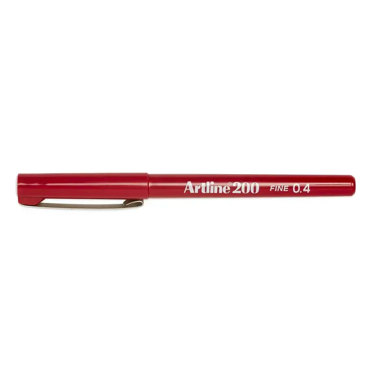 Shachihata Stylo - Artline 0.4 - Rouge profond
