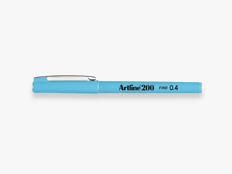 Shachihata Stylo - Artline 0.4 - Bleu clair