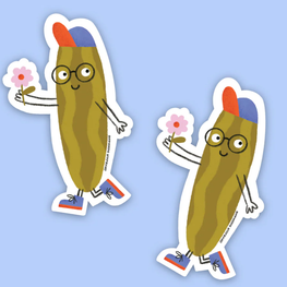 Anne-Julie Dudemaine Autocollant - Mr. Cornichon