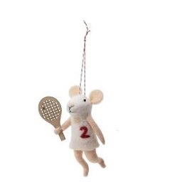 Creative Coop Ornements - Souris sportives - Tennis