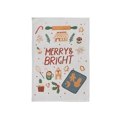 Creative Coop Linge à vaisselle - Merry and Bright