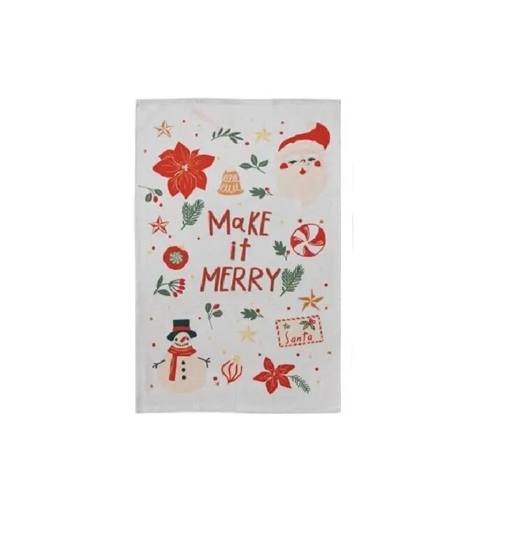 Creative Coop Linge à vaisselle - Make it Merry