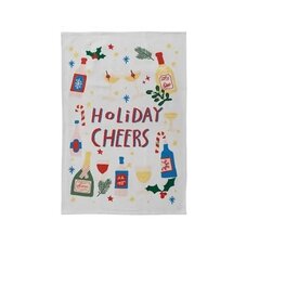 Creative Coop Linge à vaisselle - Holiday cheers