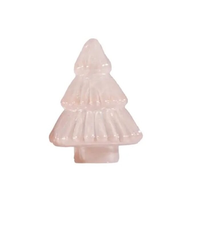 Creative Coop Arbre en verre - Rose pâle